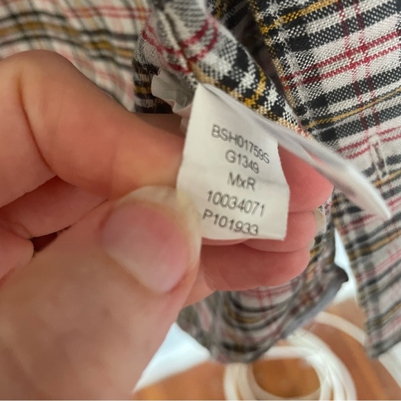 Bonobos Multicolor Plaid Slim Fit Button Down Shirt sz Medium - Picture 5 of 6